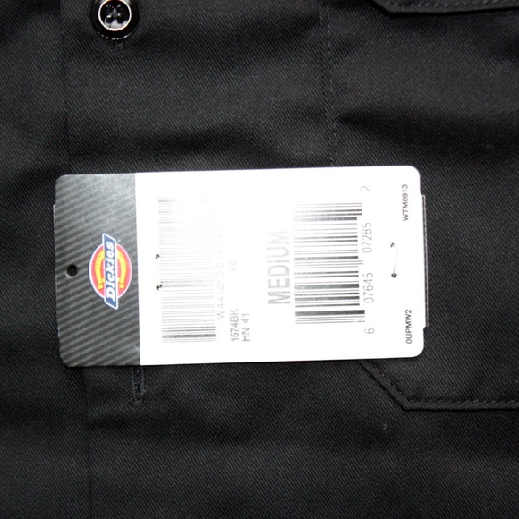 MAKE OFFER Dickies Work Shirt Button Up Made In Detroit Med. - Picture 4 of 8